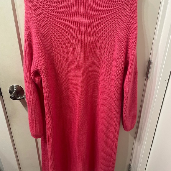 Sweet Jolie pink maxi cardigan - Picture 5 of 5